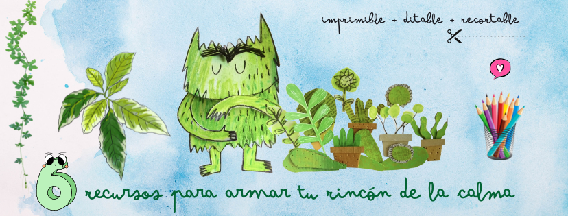 RINCON DE LA CALMA imágenes decorativas y letrero | profe.social